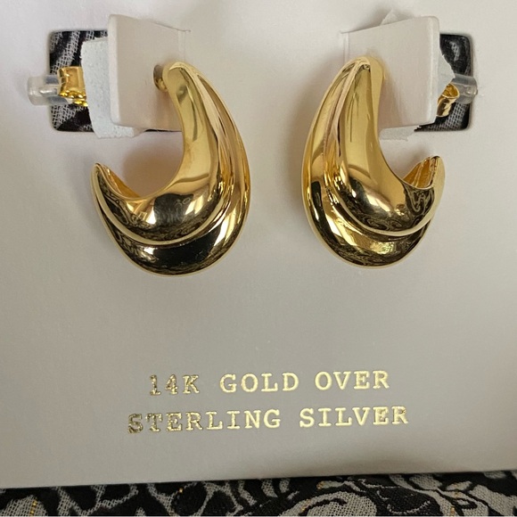 NWT Madewell Demi Fine Statement Stud Earrings - Picture 4 of 7